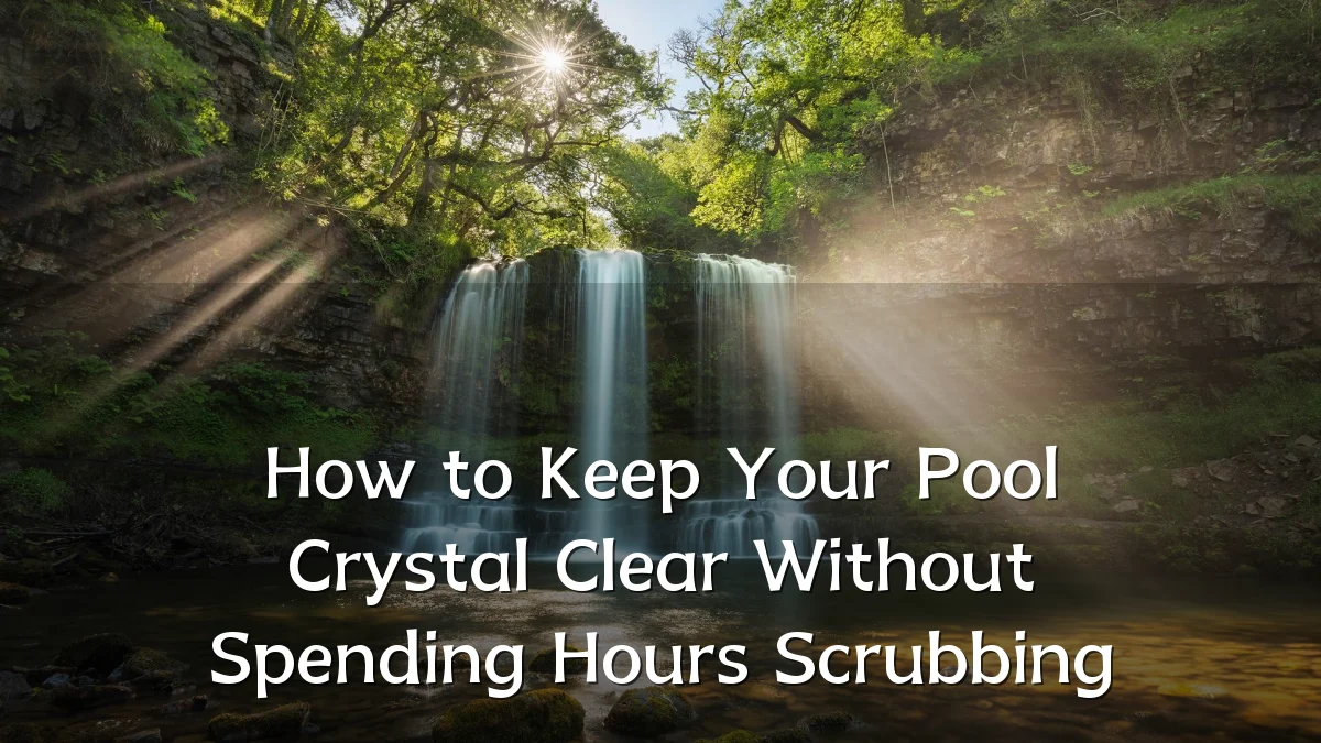 How to Keep Your Pool Crystal Clear Without Spending Hours Scrubbing